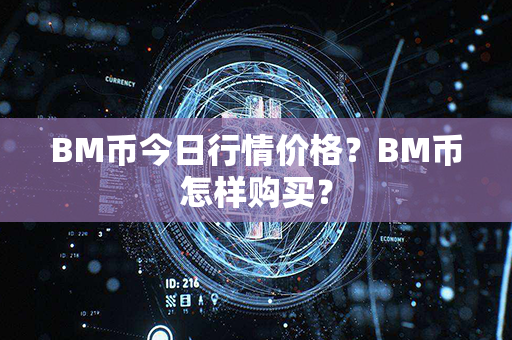 BM币今日行情价格？BM币怎样购买？第1张-瑞泰网