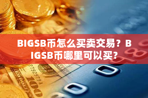 BIGSB币怎么买卖交易？BIGSB币哪里可以买？第1张-瑞泰网