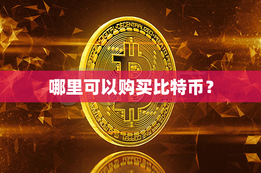 哪里可以购买比特币？第1张-瑞泰网