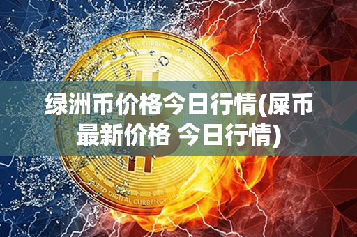 绿洲币价格今日行情(屎币最新价格 今日行情)第1张-瑞泰网